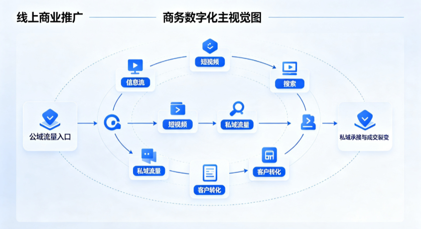明水县线上商业推广怎么做？全域流量闭环搭建与低成本转化实战指南